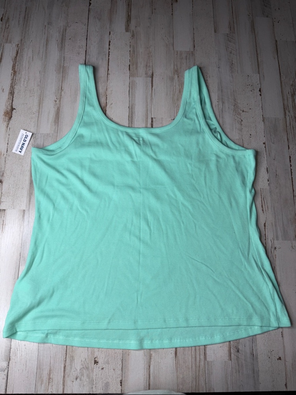 Old Navy First Layer Mint Green Scoop Neck Tank Top Size 3X NWT - Picture 9 of 11